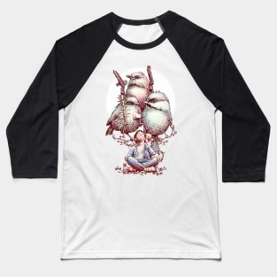 Three Deadly Birds Baseball T-Shirt